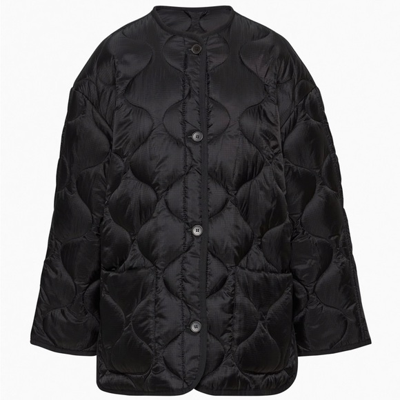 Aritzia Babaton Evergreen Quilted Jacket in Black - Picture 5 of 5